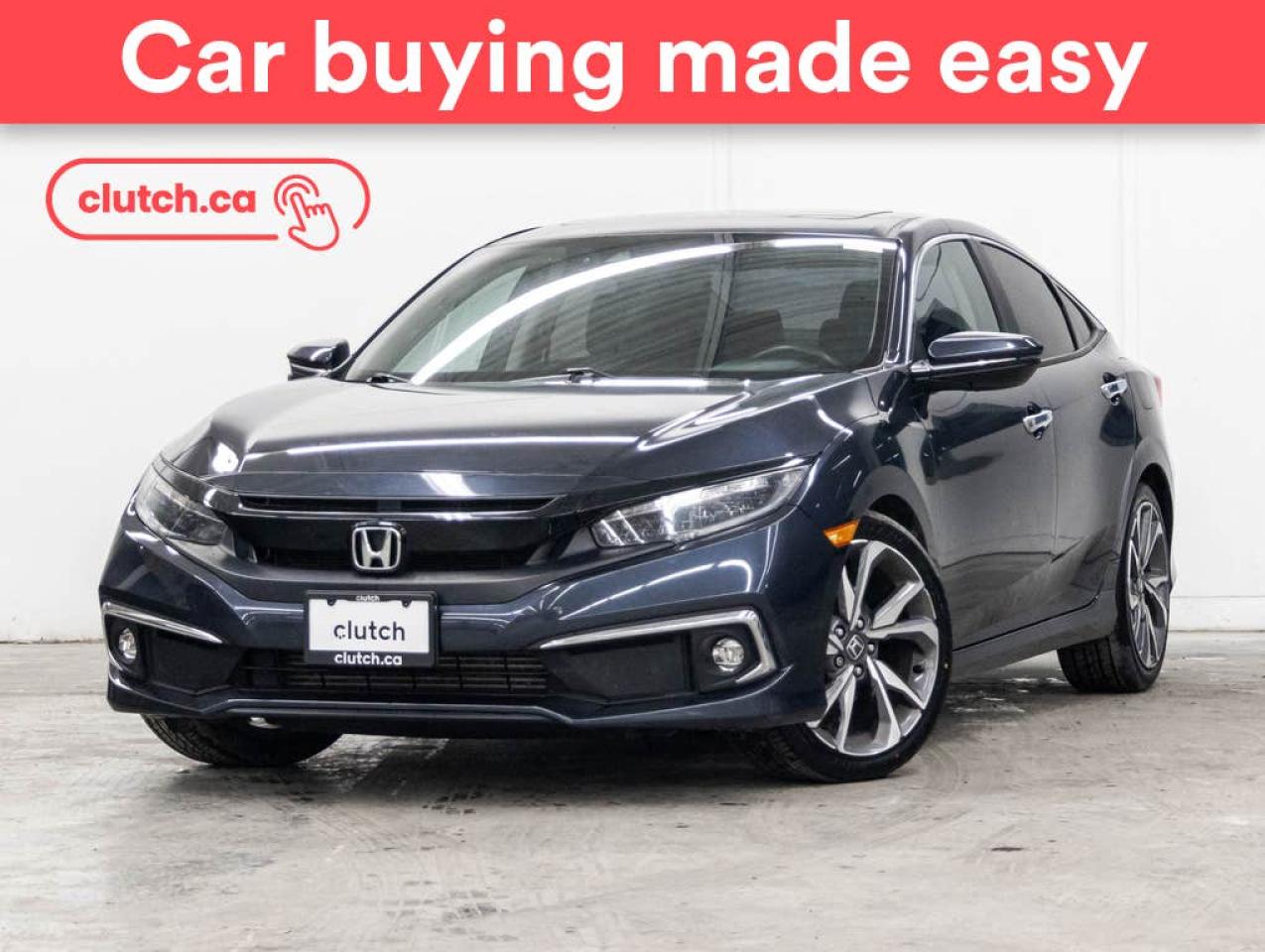 Used 2019 Honda Civic Touring  w/ Apple CarPlay & Android Auto, Dual Zone A/C, Power Moonroof for sale in Toronto, ON