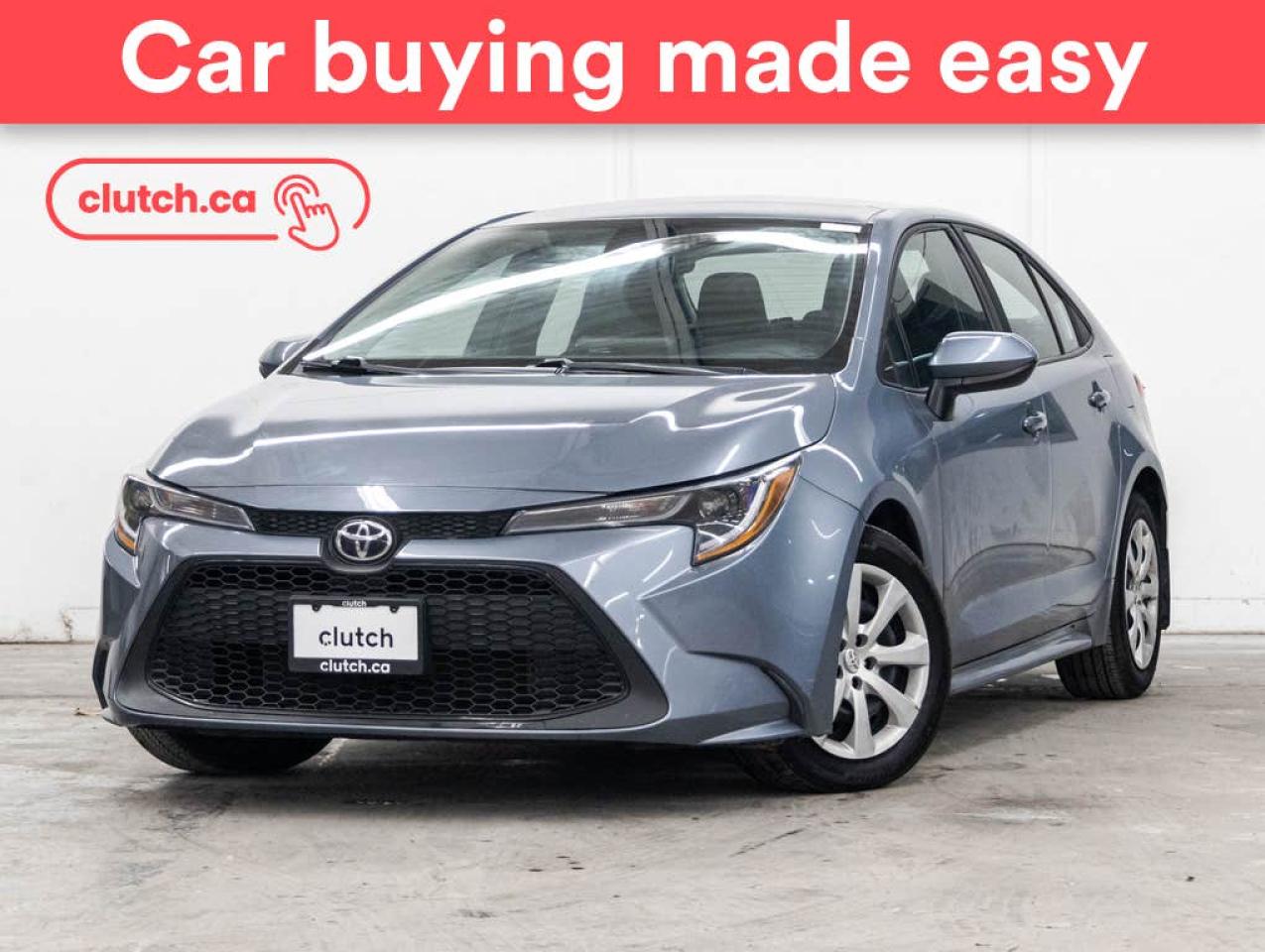 Used 2022 Toyota Corolla LE w/ Apple CarPlay & Android Auto, Heated Front Seats, Rearview Camera for sale in Toronto, ON