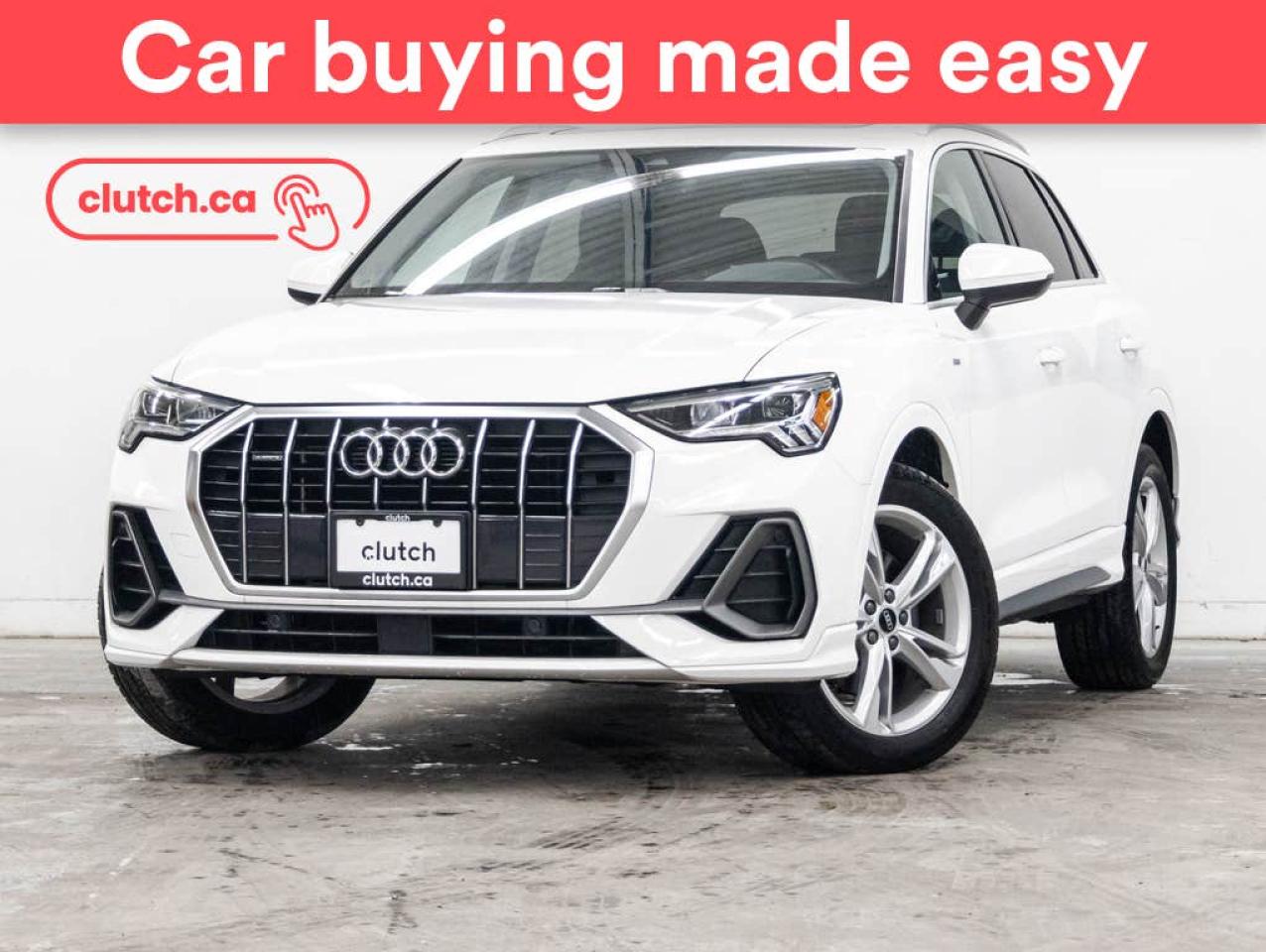 Used 2021 Audi Q3 Progressiv 45 AWD w/ Apple CarPlay & Android Auto, Heated Front Seats, Rearview Camera for sale in Toronto, ON