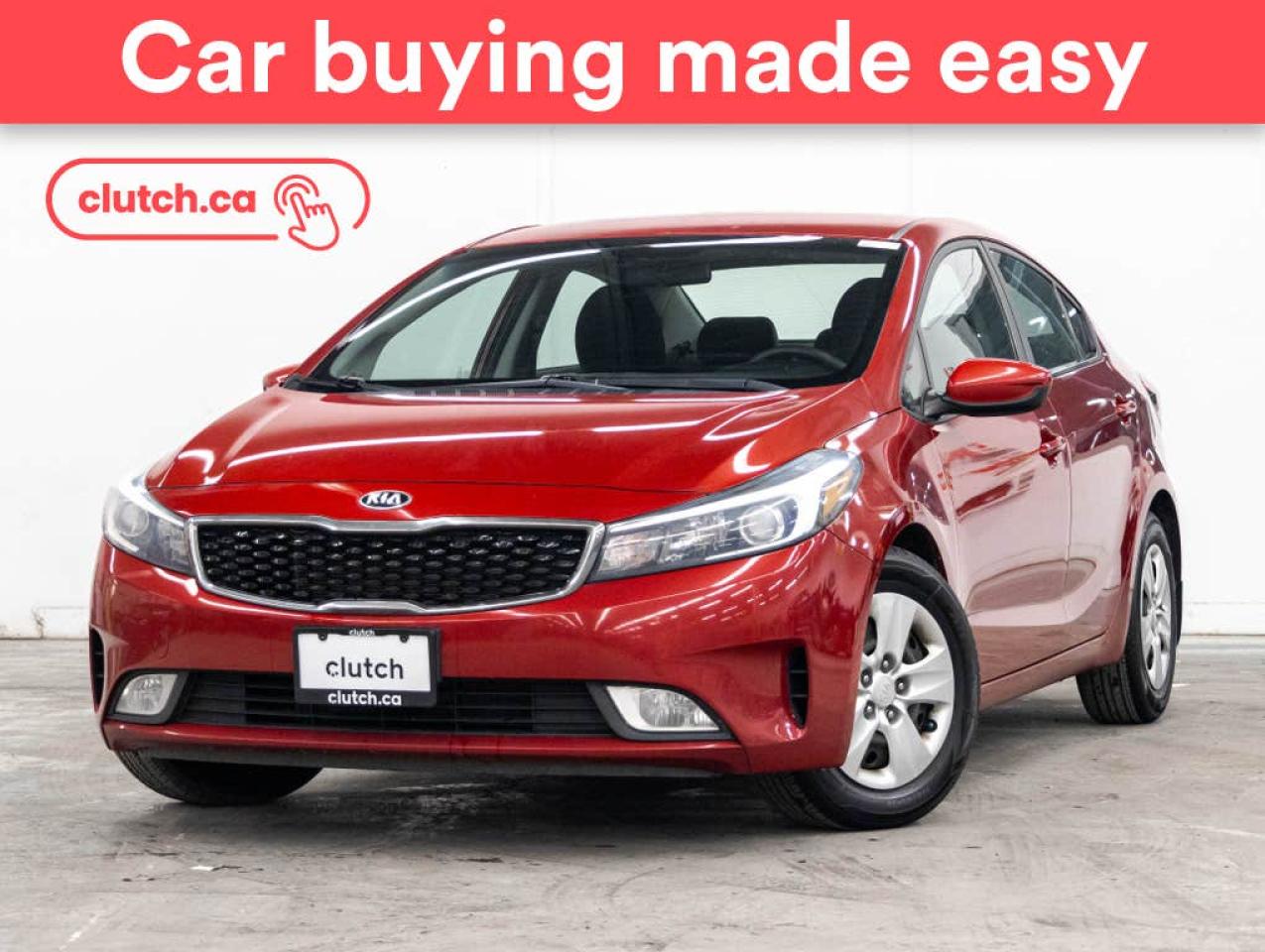 Used 2017 Kia Forte LX w/ Plus Pkg w/ Apple CarPlay & Android Auto, A/C, Rearview Cam for sale in Toronto, ON