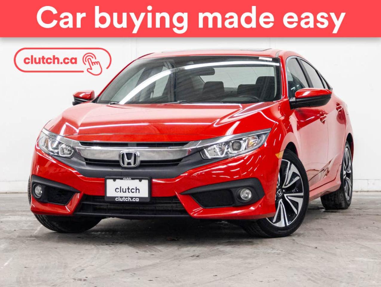 Used 2017 Honda Civic EX-T w/ Apple CarPlay & Android Auto, Power Moonroof, Rearview Cam for sale in Toronto, ON