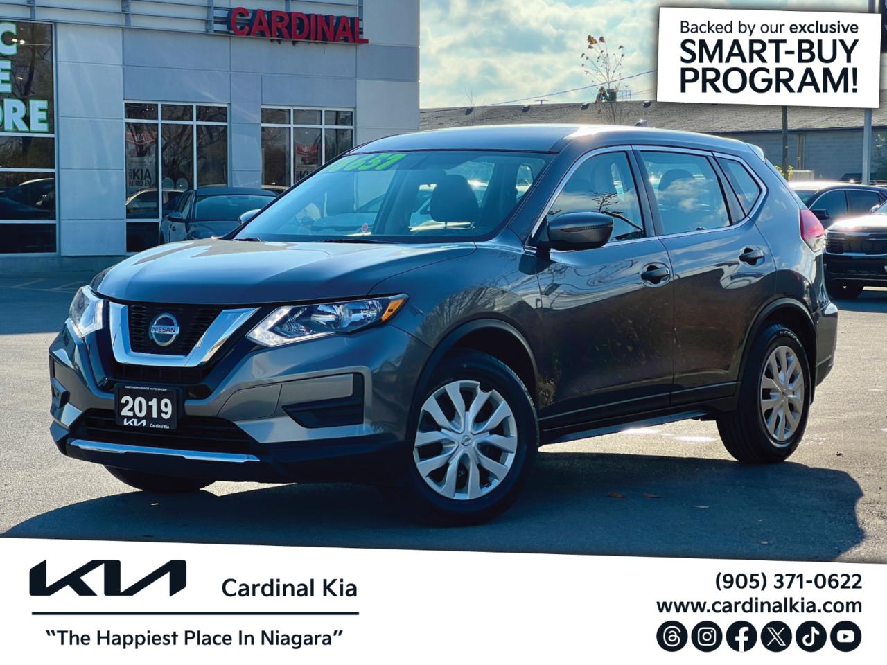 Used 2019 Nissan Rogue S FWD for sale in Niagara Falls, ON