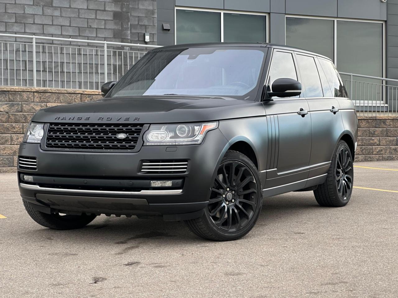 Used 2016 Land Rover Range Rover AUTOBIOGRAPHY | FULLY LOADED | RED LEATHER |$0 DOWN for sale in Calgary, AB