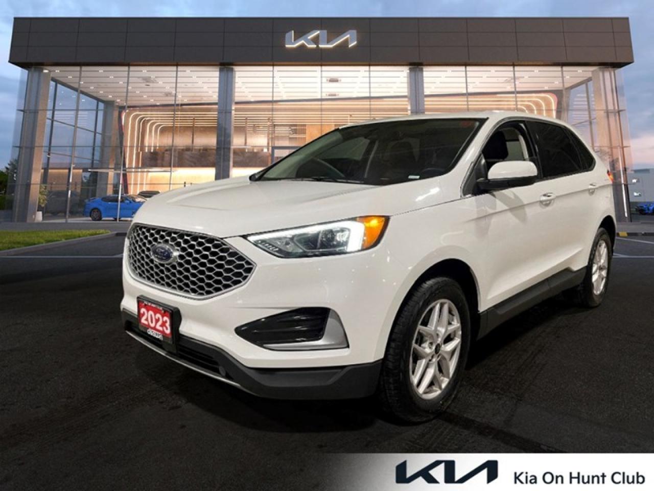 2023 Ford Edge SEL With Co-Pilot 360+ assist, Front Heated Active X seating Bucket seats & Cold weather Pkg. Leather Navigation Large LCD screen and much more to list!! Why buy your next pre-owned vehicle At Kia on Hunt Club? Our vehicles are always ready to show, in more ways than one. They are:  Presented in a bright, clean & heated Indoor showroom for your convenience.  Flawlessly detailed & reconditioned.  Fully inspected based on our Kia On Hunt Club 135 Point Inspection process.  Saftied to exacting MTO standards.  Then and only then, driven by our Used Car Manager to confirm that its ready to become part of your family.  Our sales staff are trained specifically to help each and every pre-owned vehicle buyer with their own unique needs and desires  Our Selection is second to none, we have Cars, Trucks, SUVs, Crossovers & we have vehicles for every budget too. Our finance options are extensive and we can help anybody get into a vehicle, good credit or bad.  Dont see what your looking for! Submit a vehicle locate request directly to me and I will make it my personal mission to find exactly what your looking for.  Tony Chalhoub, Used Car Manager tony@kiaonhuntclub.com