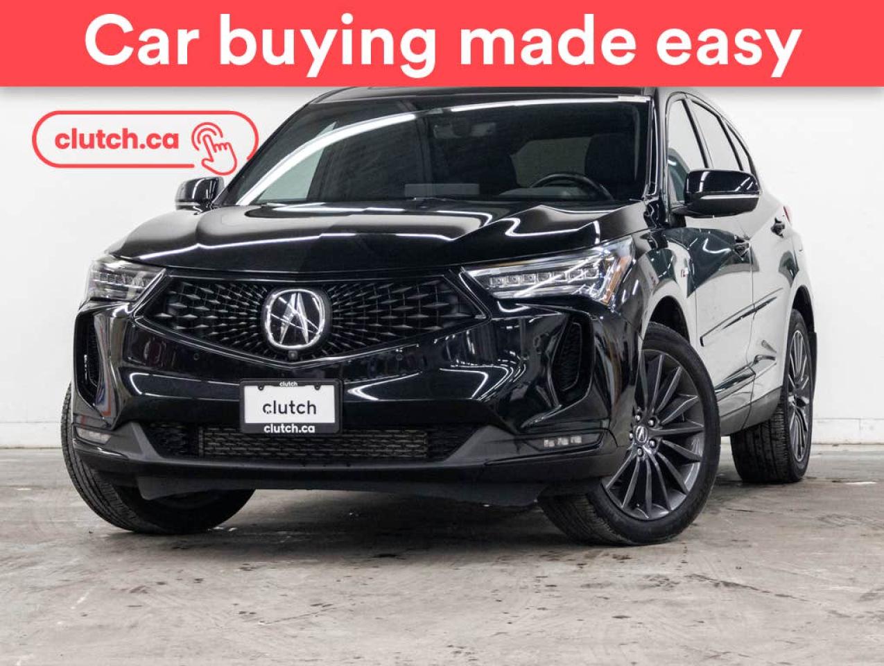 Used 2022 Acura RDX Platinum Elite AWD w/ Apple CarPlay & Android Auto, Dual Zone A/C, Panoramic Moonroof for sale in Toronto, ON