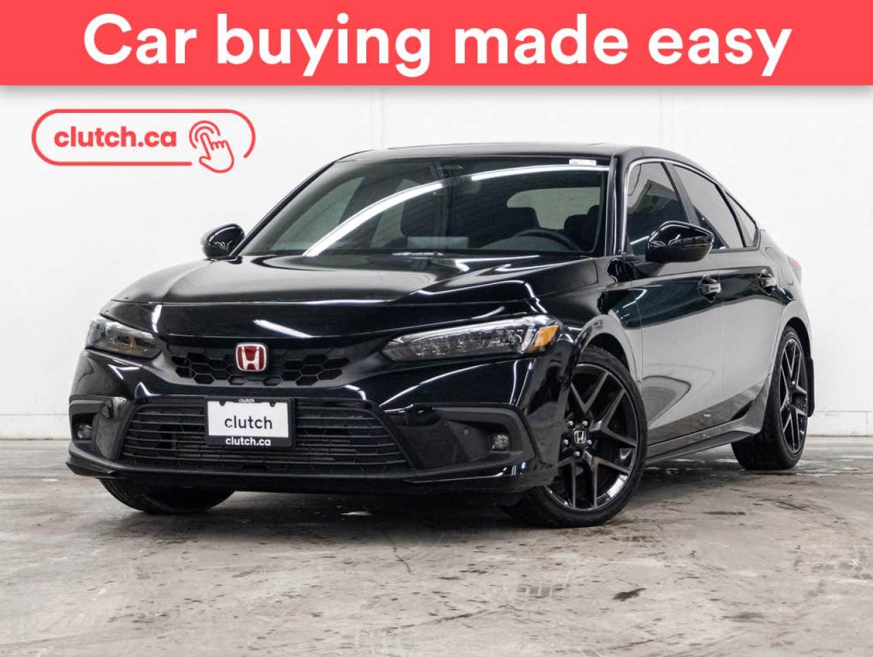 Used 2023 Honda Civic Sport Touring w/ Apple CarPlay & Android Auto, Power Moonroof, Nav for sale in Toronto, ON