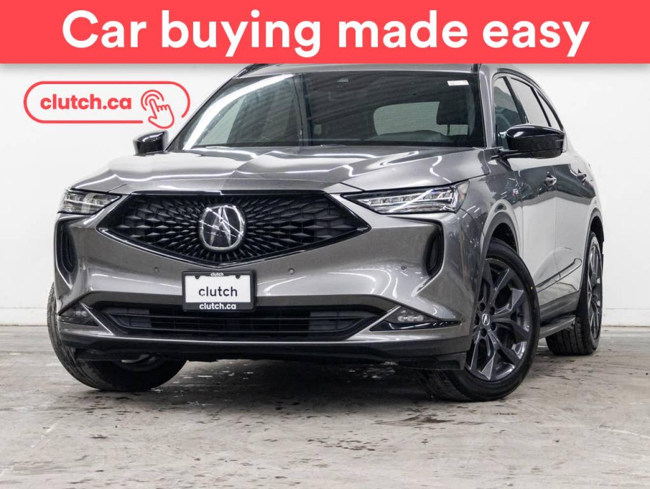 Used 2022 Acura MDX A-Spec SH-AWD w/ Apple CarPlay & Android Auto, Tri Zone A/C, Rearview Cam for sale in Toronto, ON