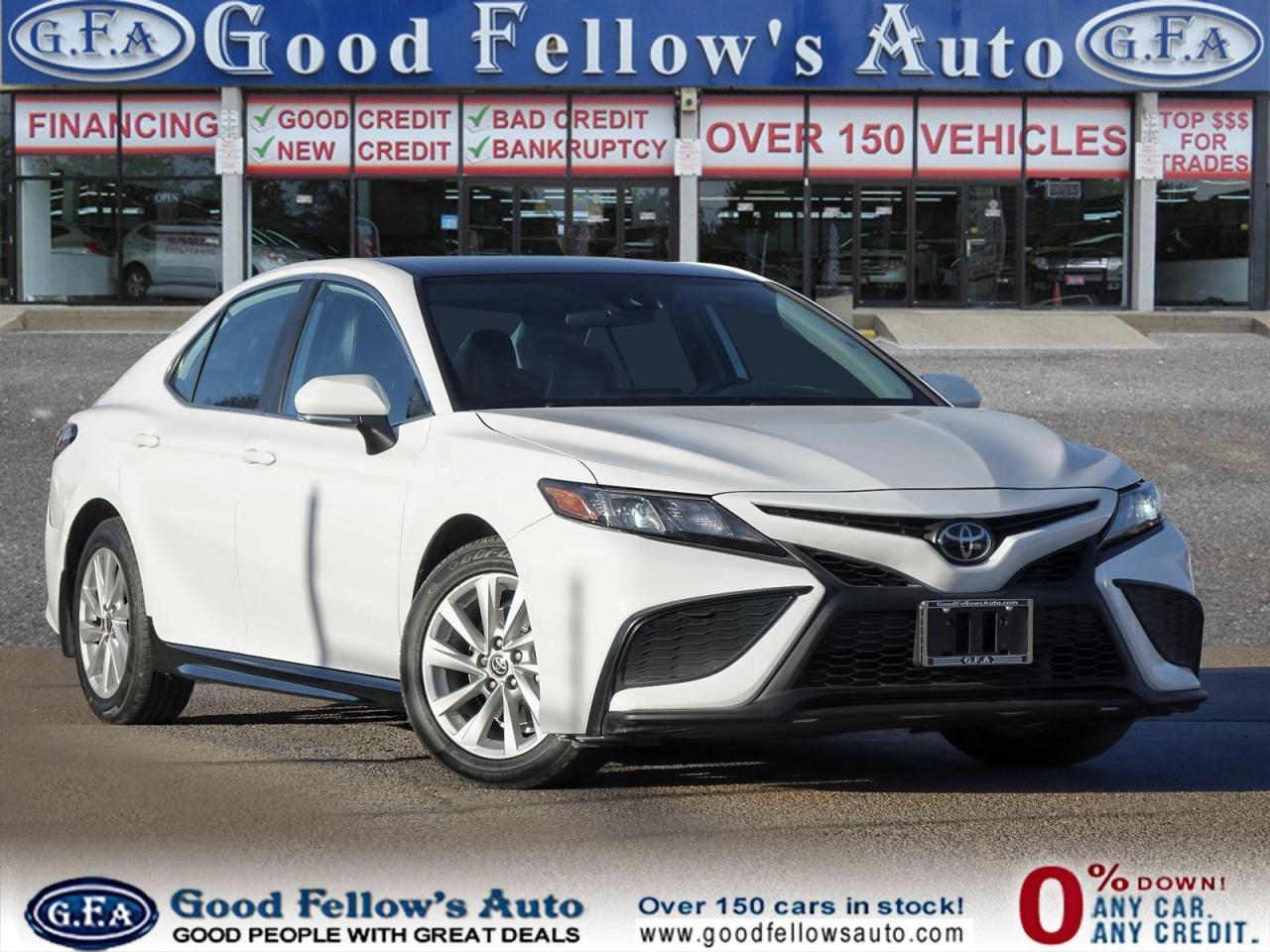 Used 2021 Toyota Camry SE MODEL, REARVIEW CAMERA, LEATHER & SUEDE, LANE D for sale in North York, ON