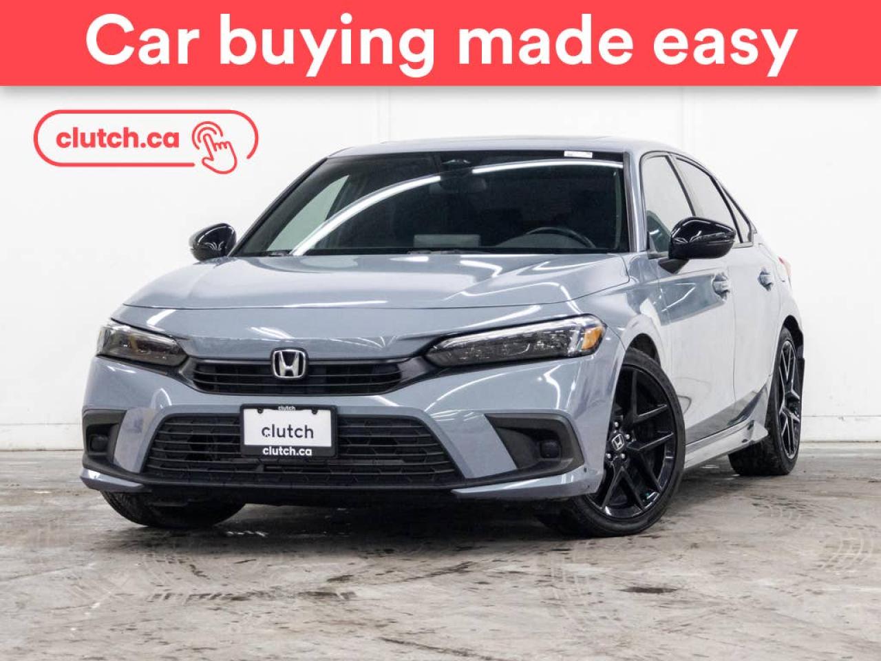 Used 2022 Honda Civic Sport w/ Apple CarPlay & Android Auto, Heated Steering Wheel, Heated Front Seats for sale in Toronto, ON