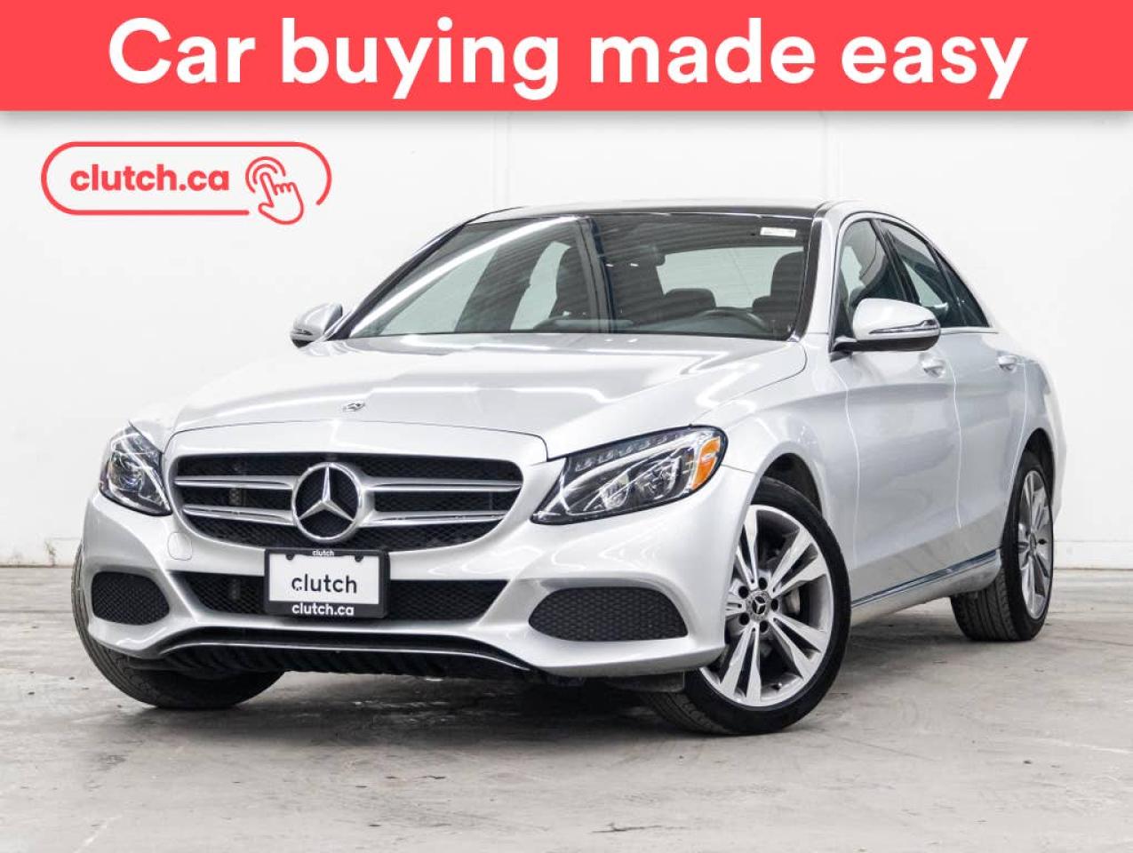 Used 2018 Mercedes-Benz C-Class C 300 4Matic AWD  w/ Nav, Dual Zone A/C, Dual Panel Sunroof for sale in Toronto, ON