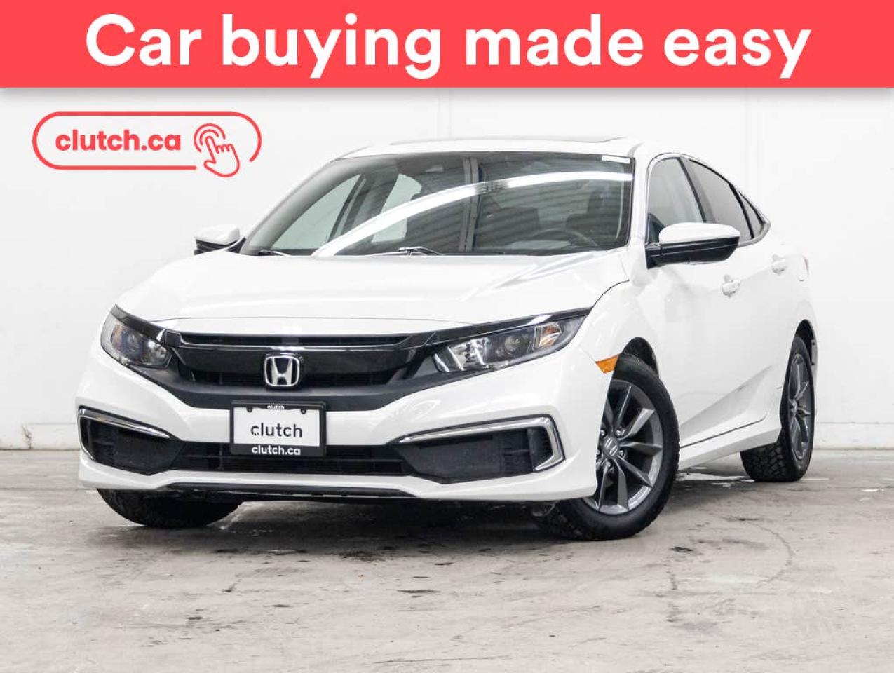 Used 2021 Honda Civic EX w/ Apple CarPlay & Android Auto, Heated Front Seats, Rearview Camera for sale in Toronto, ON