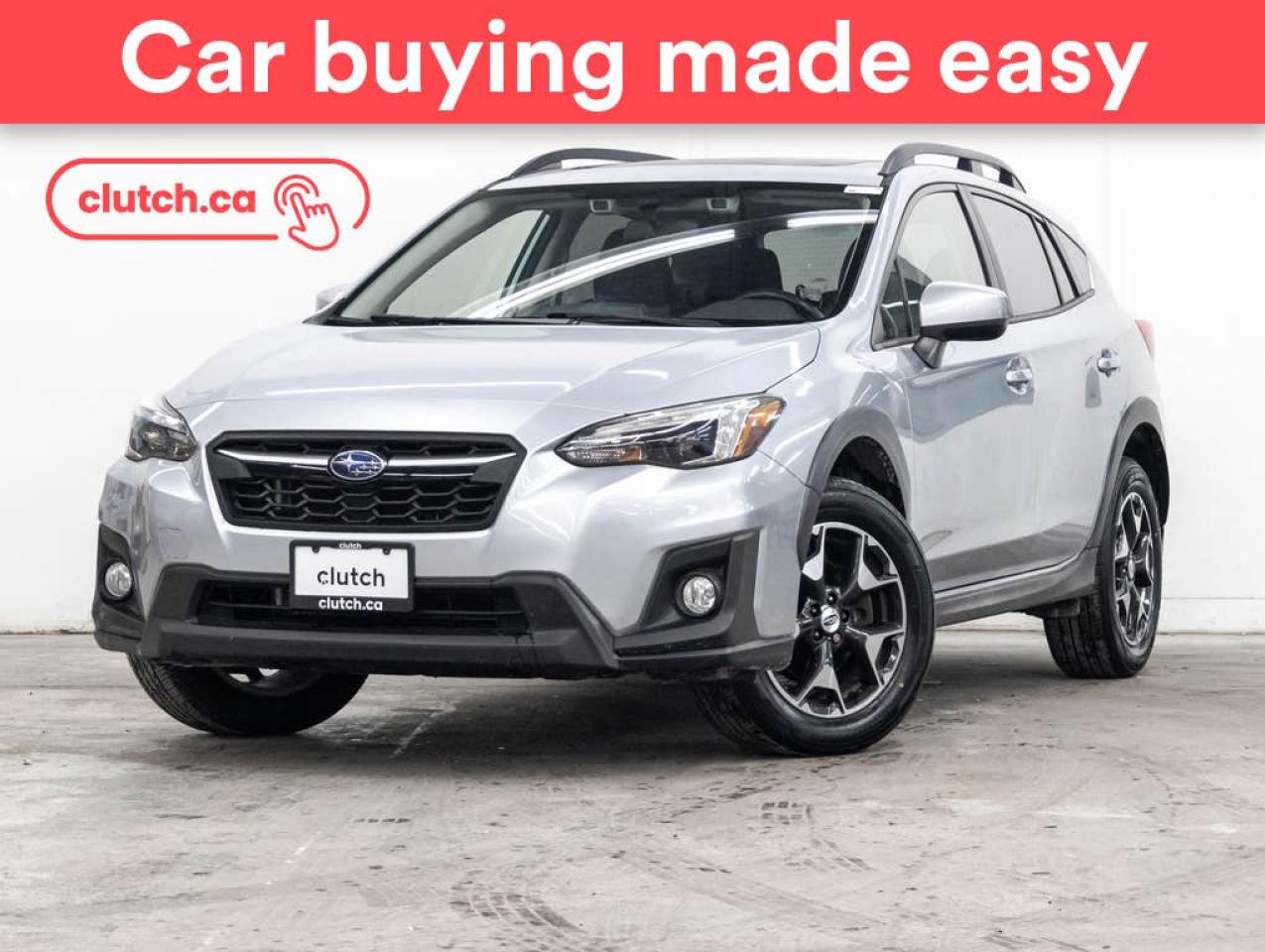 Used 2018 Subaru XV Crosstrek Sport AWD w/ Eyesight Pkg w/ Apple CarPlay & Android Auto, A/C, Power Sunroof for sale in Toronto, ON