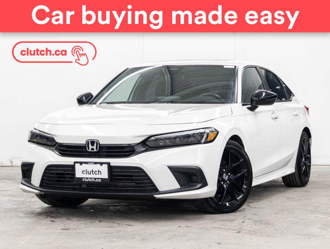 Used 2023 Honda Civic Sport w/ Apple CarPlay & Android Auto, Dual Zone A/C, Power Moonroof for sale in Toronto, ON