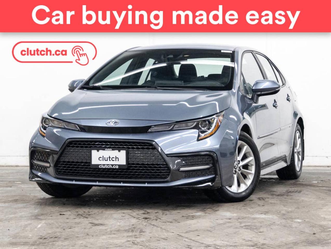 Used 2021 Toyota Corolla SE w/ Apple CarPlay & Android Auto, Heated Front Seats, Rearview Camera for sale in Toronto, ON