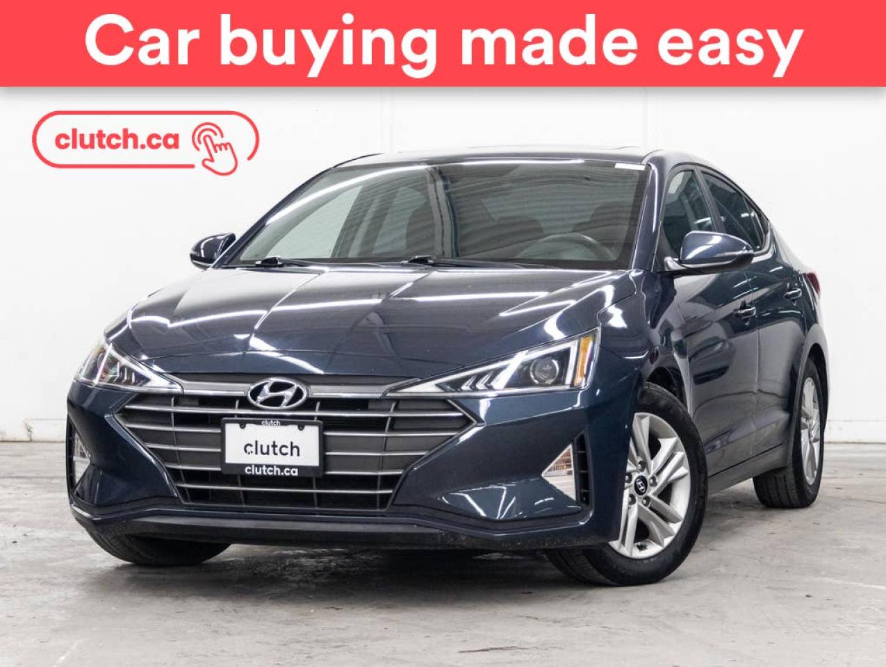 Used 2020 Hyundai Elantra Preferred w/ Sun & Safety Pkg w/ Apple CarPlay & Android Auto, A/C, Power Moonroof for sale in Toronto, ON