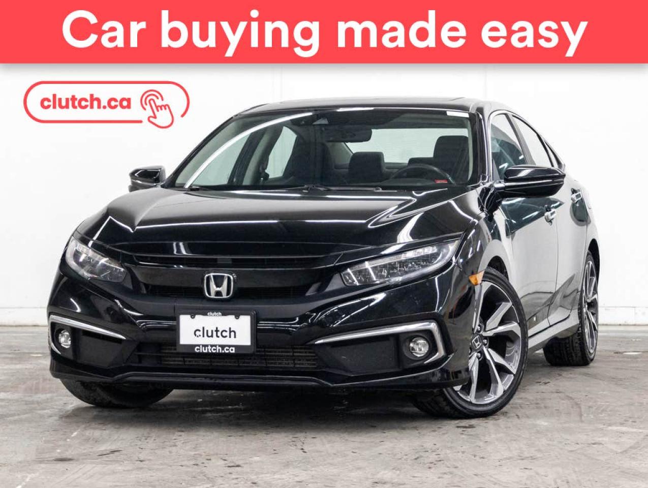 Used 2019 Honda Civic Touring  w/ Apple CarPlay & Android Auto, Heated Front Seats, Rearview Camera for sale in Toronto, ON