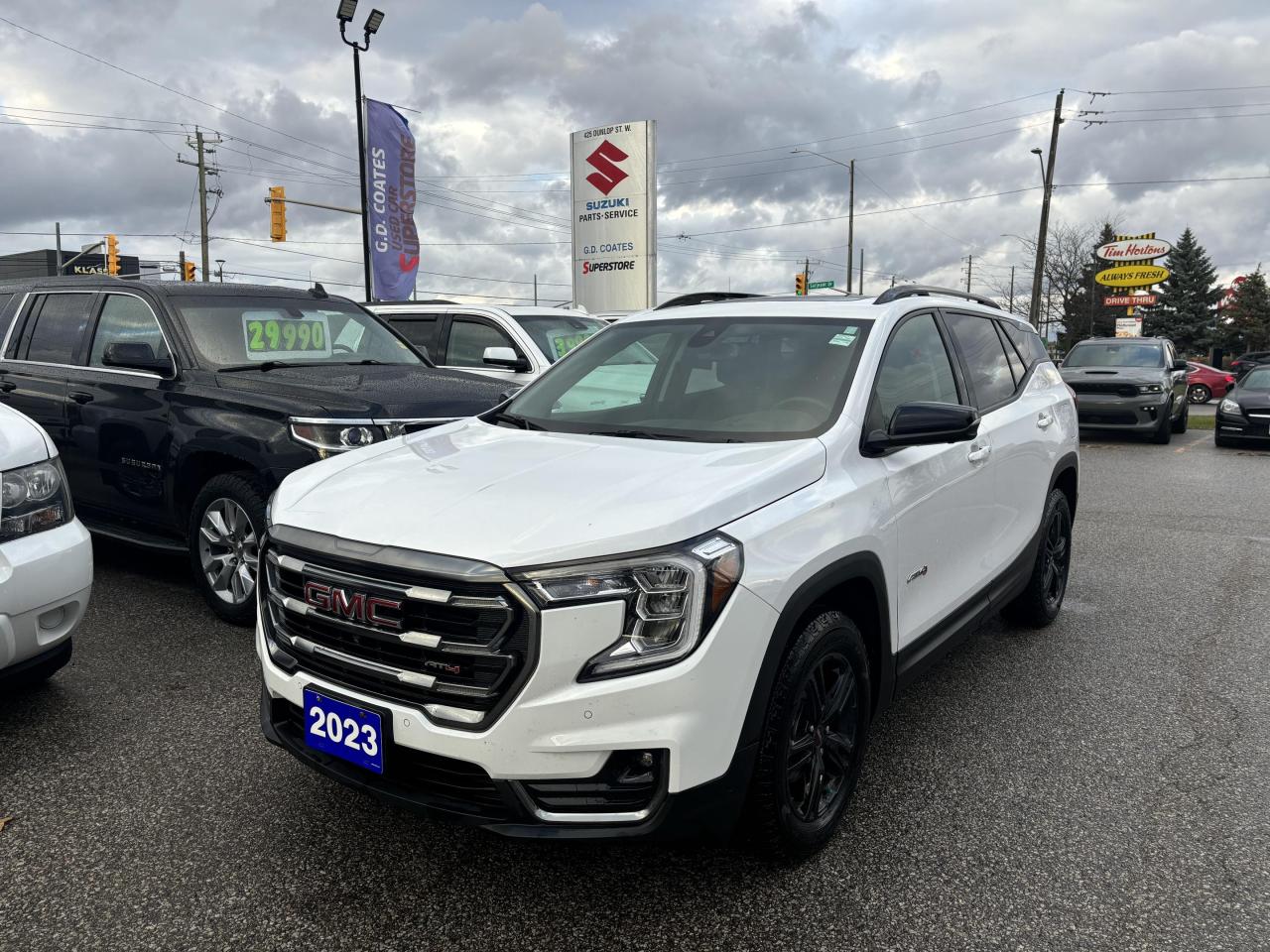 Used 2023 GMC Terrain AT4 AWD ~Nav ~Cam ~Leather ~Bluetooth ~Pano Roof for sale in Barrie, ON