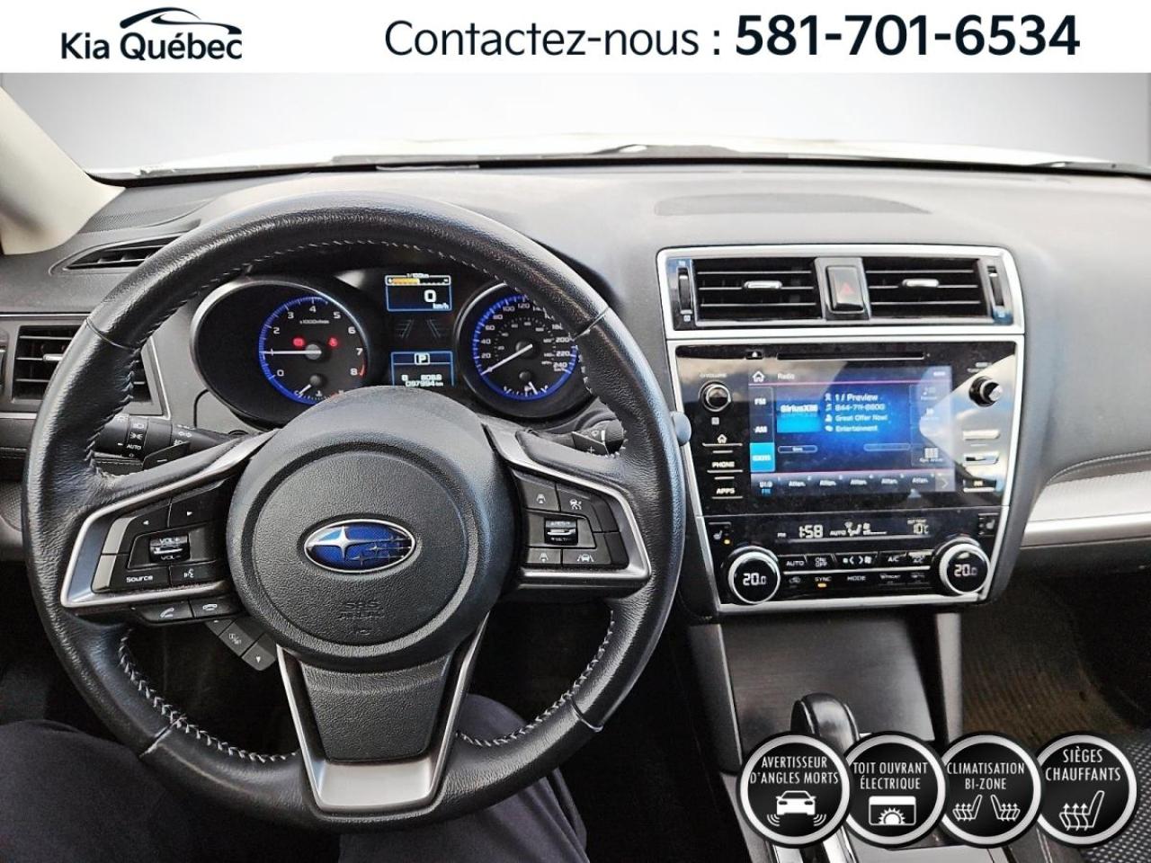 Used 2019 Subaru Outback TOURING* AWD* TOIT* ANGLES MORTS* BIZONE* CAMERA* for sale in Québec, QC