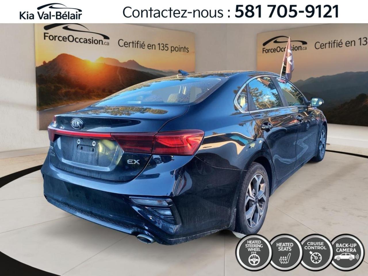 Used 2021 Kia Forte EX *CRUISE *CAMERA *ANGLE MORT *VOLANT CHAUFFANT for sale in Québec, QC