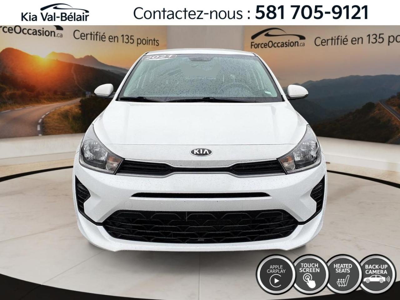 Used 2021 Kia Rio5 LX+ *A/C *CRUISE *CAMERA *BLUETOOTH *SIEGE CHAUFF. for sale in Québec, QC