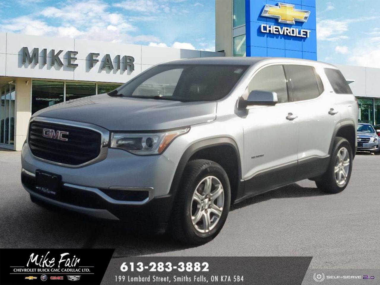 Used 2017 GMC Acadia SLE-1 AWD,auto climate control dual zone,7 passenger seating,leather wrapped steering wheel for sale in Smiths Falls, ON