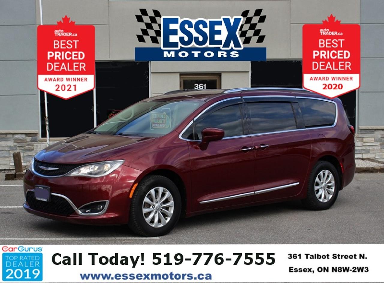 Used 2018 Chrysler Pacifica Touring-L Plus*Heated Leather*Power Doors*BT for sale in Essex, ON