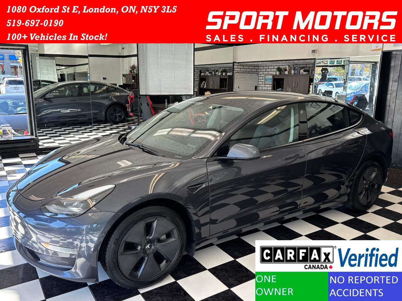 2021 Tesla Model 3 Standard Range Plus+Finance @6.52%+CLEAN CARFAX