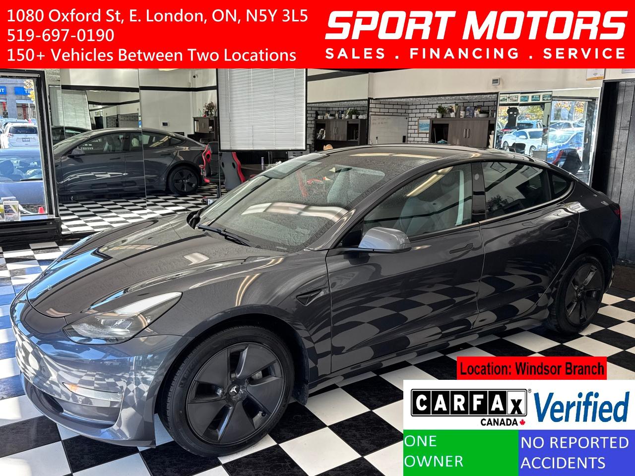 2021 Tesla Model 3 Standard Range Plus+ONE OWNER+CLEAN CARFAX