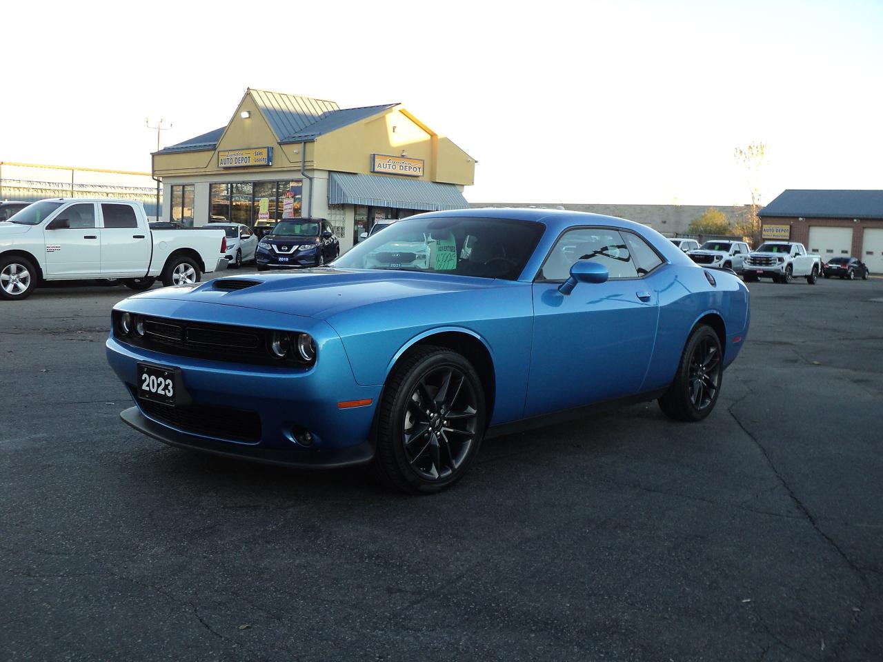 Used 2023 Dodge Challenger GT HardTop AWD 3.6L LeatherHeatedCoolSeats Nav for sale in Brantford, ON