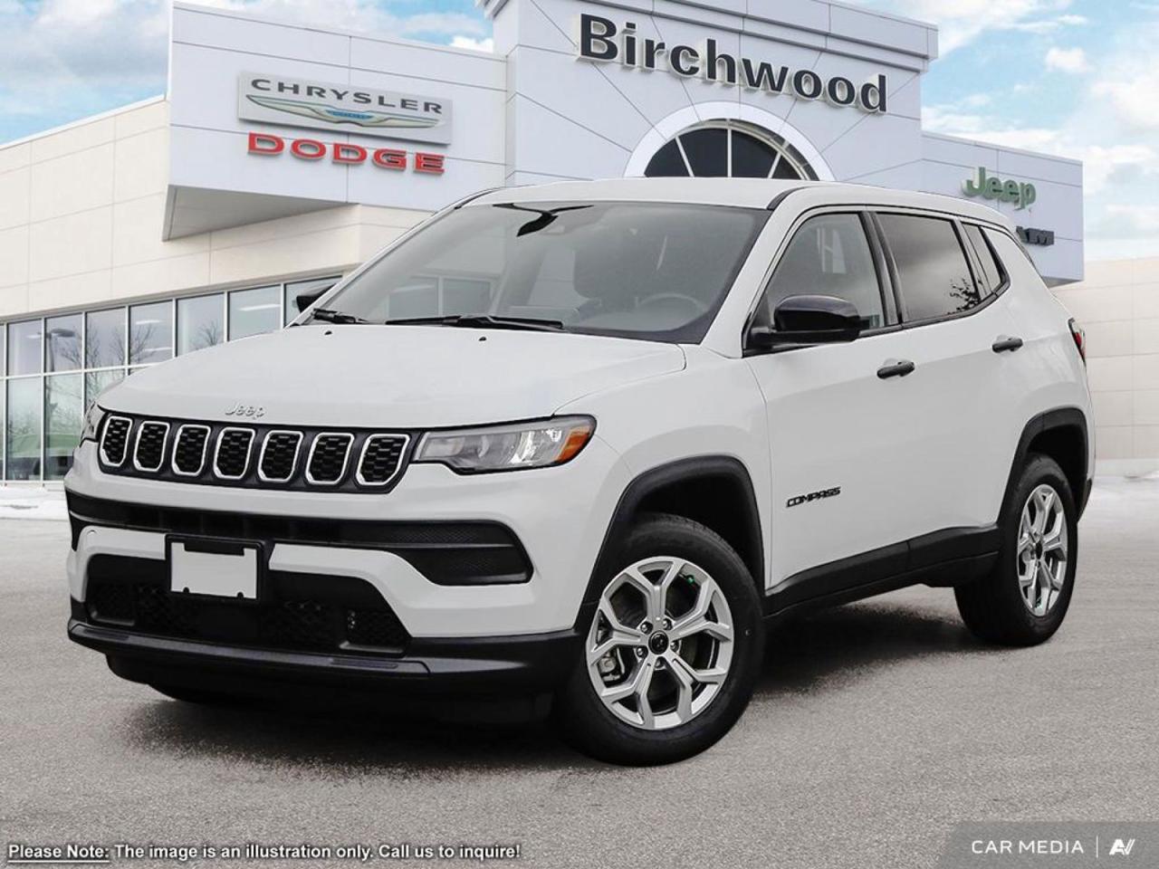 New 2025 Jeep Compass Sport Factory Order - Arriving Soon | Uconnect 5 with 8.4–inch display for sale in Winnipeg, MB