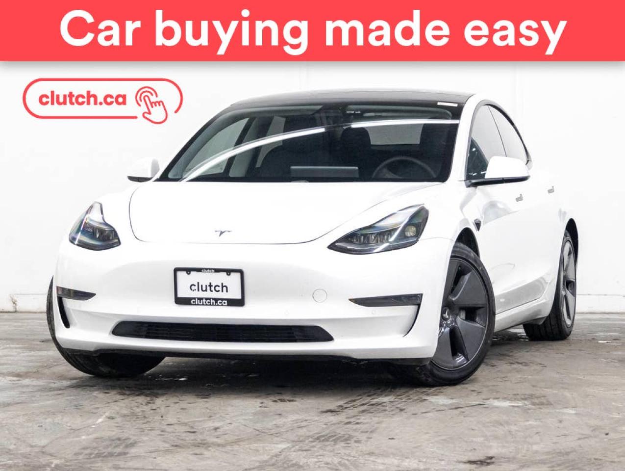 Used 2021 Tesla Model 3 Standard Range Plus w/ Autopilot, Nav, Glass Roof for sale in Toronto, ON