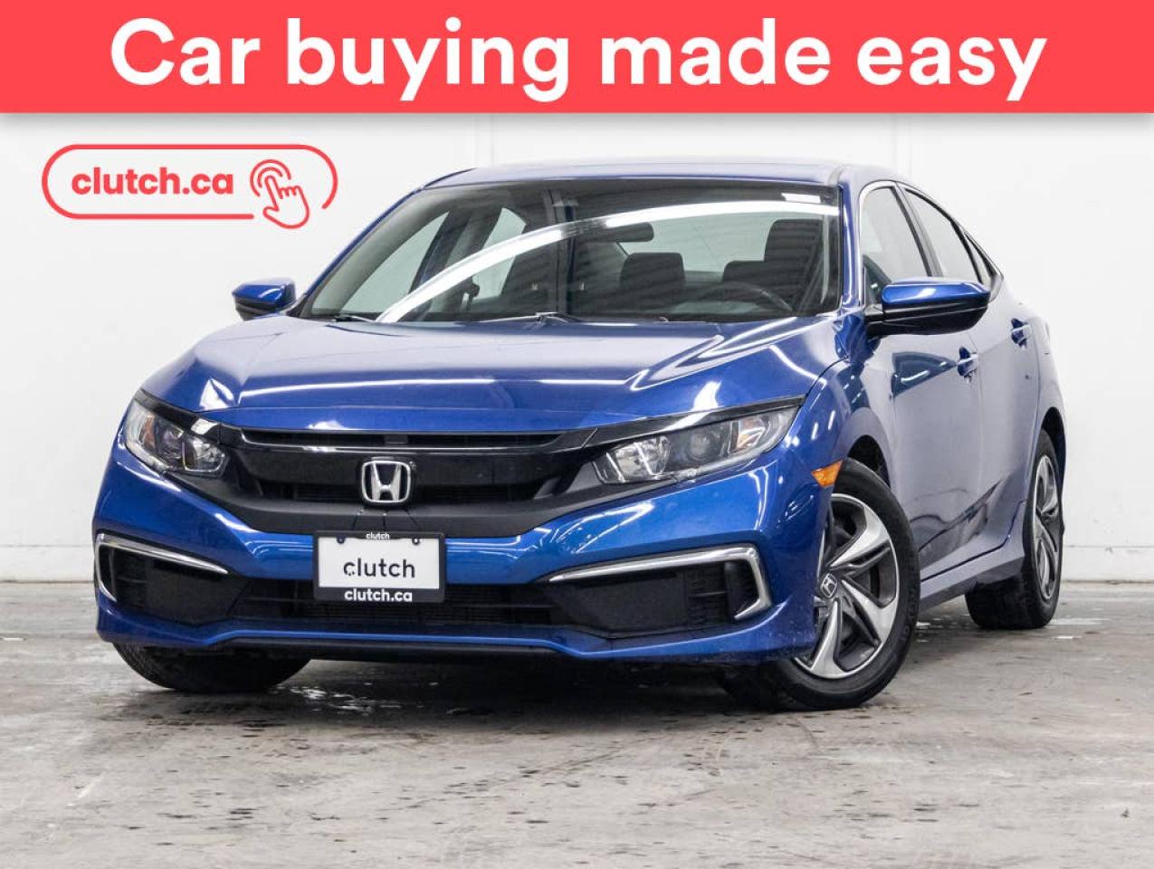 Used 2021 Honda Civic LX w/ Apple CarPlay & Android Auto, Heated Front Seats, Rearview Camera for sale in Toronto, ON