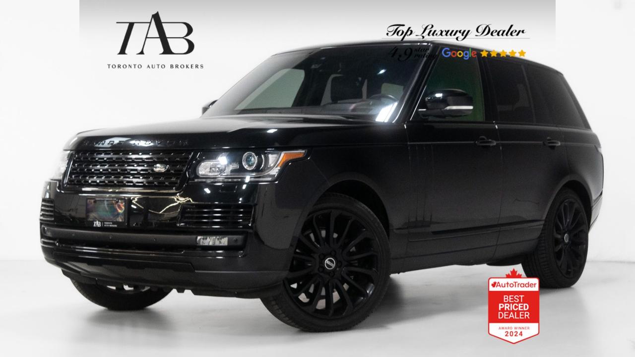 This beautiful 2016 Range Rover TD6 is a Canadian vehicle with a clean Carfax report. Equipped with a crisp heads-up display (HUD) and the immersive Meridian sound system, every journey feels upscale and immersive.

Key features Include:

12 Total Speakers
3 Driver Memorized Settings
4-Wheel ABS
Acoustic Windshield Laminated Glass
Adjustable Front Headrests
Aluminum Alloy Wheels
Ambient Lighting
Anti-Theft Alarm System
Auto-Dimming Rearview Mirror
Auto-Dimming Side Mirrors
Automatic Climate Control
Cooled Driver Seat
Cooled Passenger Seat
Cruise Control
Customizable Instrument Cluster
Digital Odometer
Drive Mode Selector
Dual Front Air Conditioning Zones
Electronic Hi-Lo 4WD Selector
Electronic Parking Brake
Electronic Suspension Control
Front Parking Sensors
Hard Drive Navigation System
Heated Rear Seat
Heated Steering Wheel
HID/Xenon Headlights
Homelink - Garage Door Opener Universal Remote
InControl Infotainment
Leather Upholstery
Meridian Premium Brand Sound System

NOW OFFERING 3 MONTH DEFERRED FINANCING PAYMENTS ON APPROVED CREDIT

WE OFFER THE BEST FINANCE RATES, AND DONT CHARGE ANY FINANCING FEE. 

Looking for a top-rated pre-owned luxury car dealership in the GTA? Look no further than Toronto Auto Brokers (TAB)! Were proud to have won multiple awards, including the 2024 AutoTrader Best Priced Dealer, 2024 CBRB Dealer Award, the Canadian Choice Award 2024, the 2024 BNS Award, the 2024 Three Best Rated Dealer Award, and many more!

With 30 years of experience serving the Greater Toronto Area, TAB is a respected and trusted name in the pre-owned luxury car industry. Our 30,000 sq.Ft indoor showroom is home to a wide range of luxury vehicles from top brands like BMW, Mercedes-Benz, Audi, Porsche, Land Rover, Jaguar, Aston Martin, Bentley, Maserati, and more. And we dont just serve the GTA, were proud to offer our services to all cities in Canada, including Vancouver, Montreal, Calgary, Edmonton, Winnipeg, Saskatchewan, Halifax, and more.

At TAB, were committed to providing a no-pressure environment and honest work ethics. As a family-owned and operated business, we treat every customer like family and ensure that every interaction is a positive one. Come experience the TAB Lifestyle at its truest form, luxury car buying has never been more enjoyable and exciting!

We offer a variety of services to make your purchase experience as easy and stress-free as possible. From competitive and simple financing and leasing options to extended warranties, aftermarket services, and full history reports on every vehicle, we have everything you need to make an informed decision. We welcome every trade, even if youre just looking to sell your car without buying, and when it comes to financing or leasing, we offer same day approvals, with access to over 50 lenders, including all of the banks in Canada. Feel free to check out your own Equifax credit score without affecting your credit score, simply click on the Equifax tab above and see if you qualify.

So if youre looking for a luxury pre-owned car dealership in Toronto, look no further than TAB! We proudly serve the GTA, including Toronto, Etobicoke, Woodbridge, North York, York Region, Vaughan, Thornhill, Richmond Hill, Mississauga, Scarborough, Markham, Oshawa, Peteborough, Hamilton, Newmarket, Orangeville, Aurora, Brantford, Barrie, Kitchener, Niagara Falls, Oakville, Cambridge, Kitchener, Waterloo, Guelph, London, Windsor, Orillia, Pickering, Ajax, Whitby, Durham, Cobourg, Belleville, Kingston, Ottawa, Montreal, Vancouver, Winnipeg, Calgary, Edmonton, Regina, Halifax, and more.

Call us today or visit our website to learn more about our inventory and services. And remember, all prices exclude applicable taxes and licensing, and vehicles can be certified at an additional cost of $799.