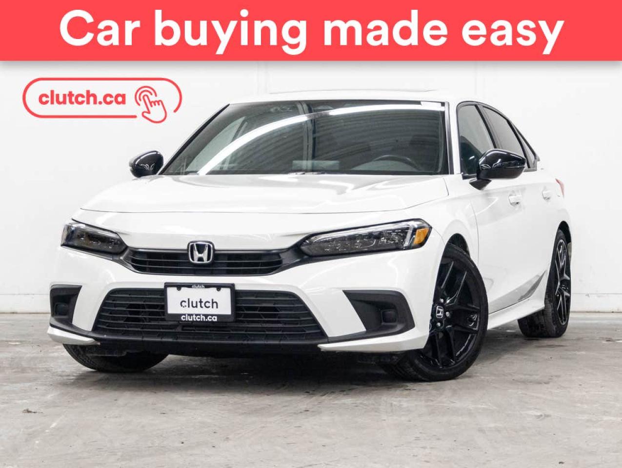 Used 2023 Honda Civic Sport-B w/ Apple CarPlay & Android Auto, Dual Zone A/C, Power Moonroof for sale in Toronto, ON