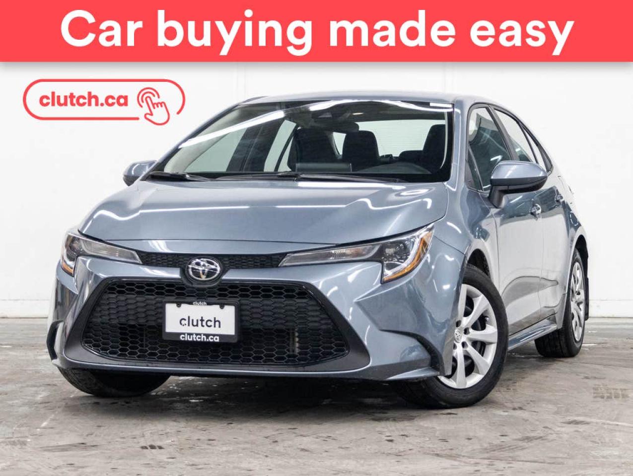 Used 2021 Toyota Corolla LE w/ Apple CarPlay & Android Auto, A/C, Rearview Cam for sale in Toronto, ON