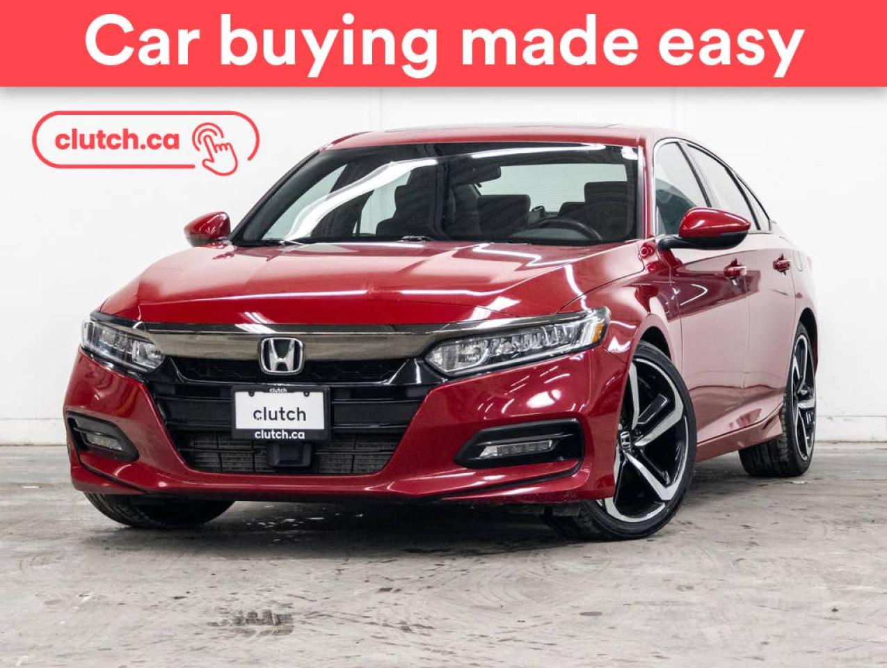 Used 2019 Honda Accord Sport 2.0 w/ Apple CarPlay & Android Auto, Power Moonroof, Rearview Cam for sale in Toronto, ON