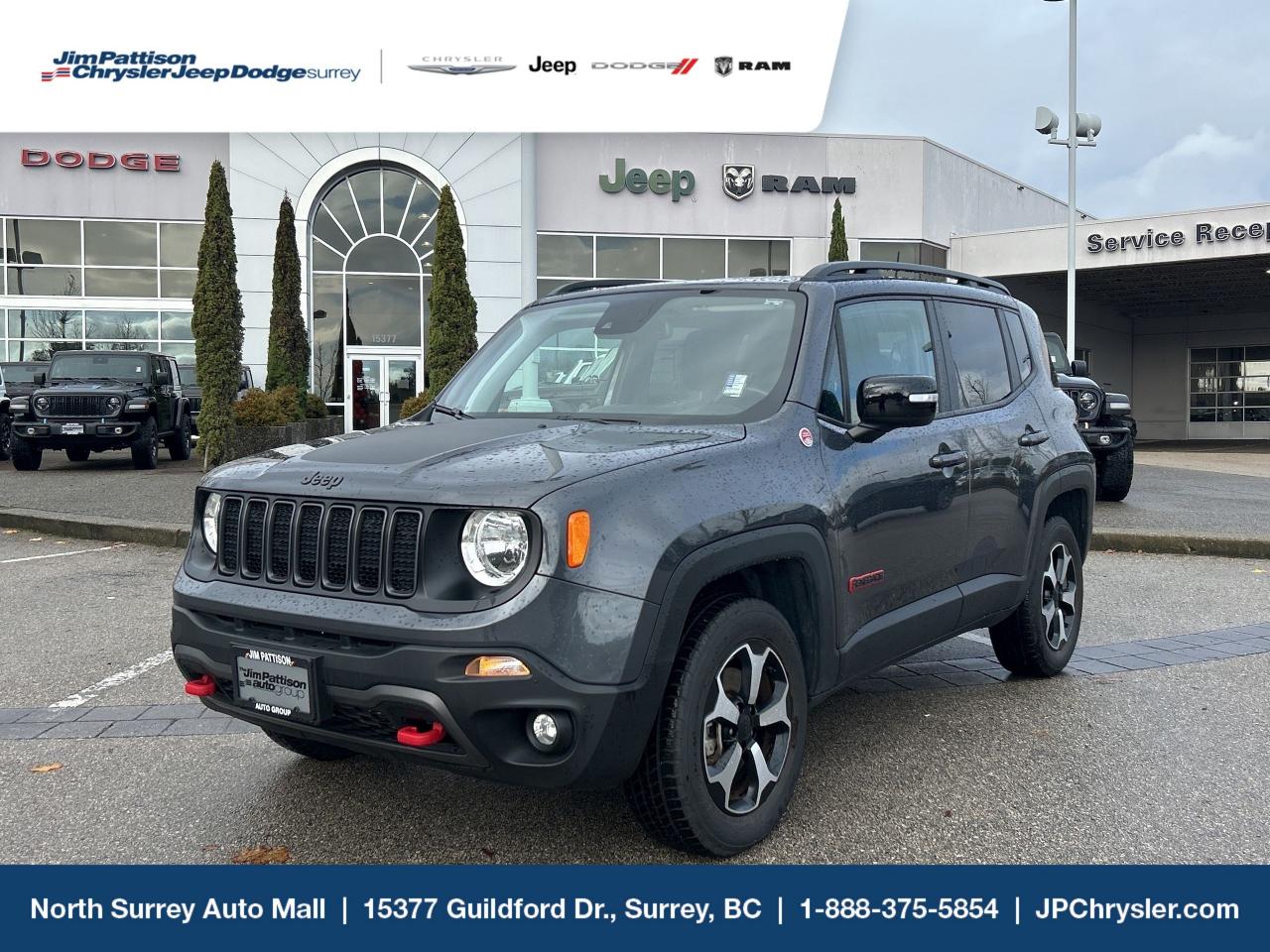 Used 2022 Jeep Renegade Trailhawk | Low kms | Adventure Ready for sale in Surrey, BC