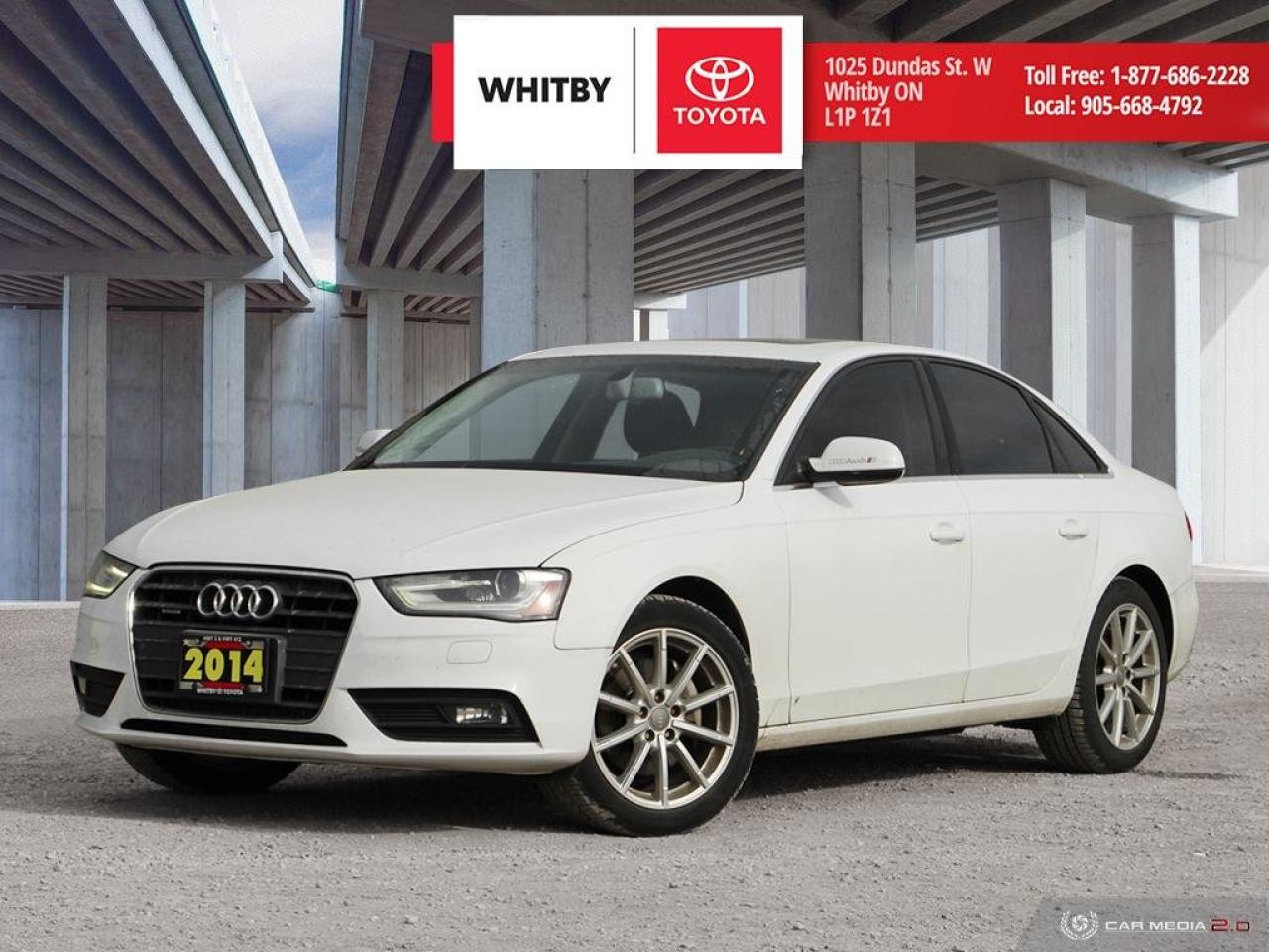 Used 2014 Audi A4 PREMIUM PLUS for sale in Whitby, ON