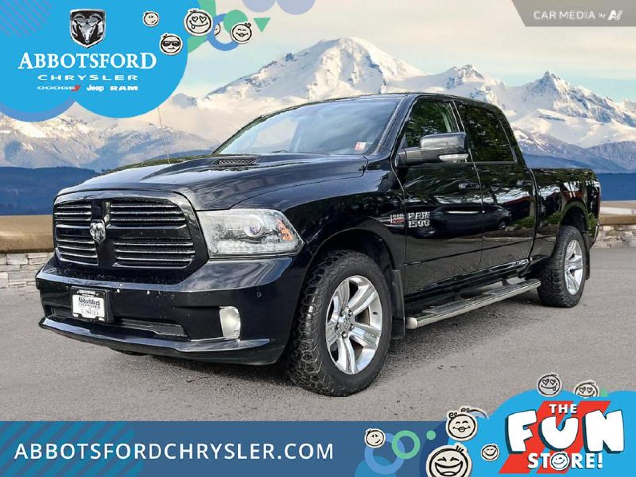 Used 2017 RAM 1500 Sport  - Bluetooth -  SiriusXM -  Fog Lamps - $149.95 /Wk for sale in Abbotsford, BC