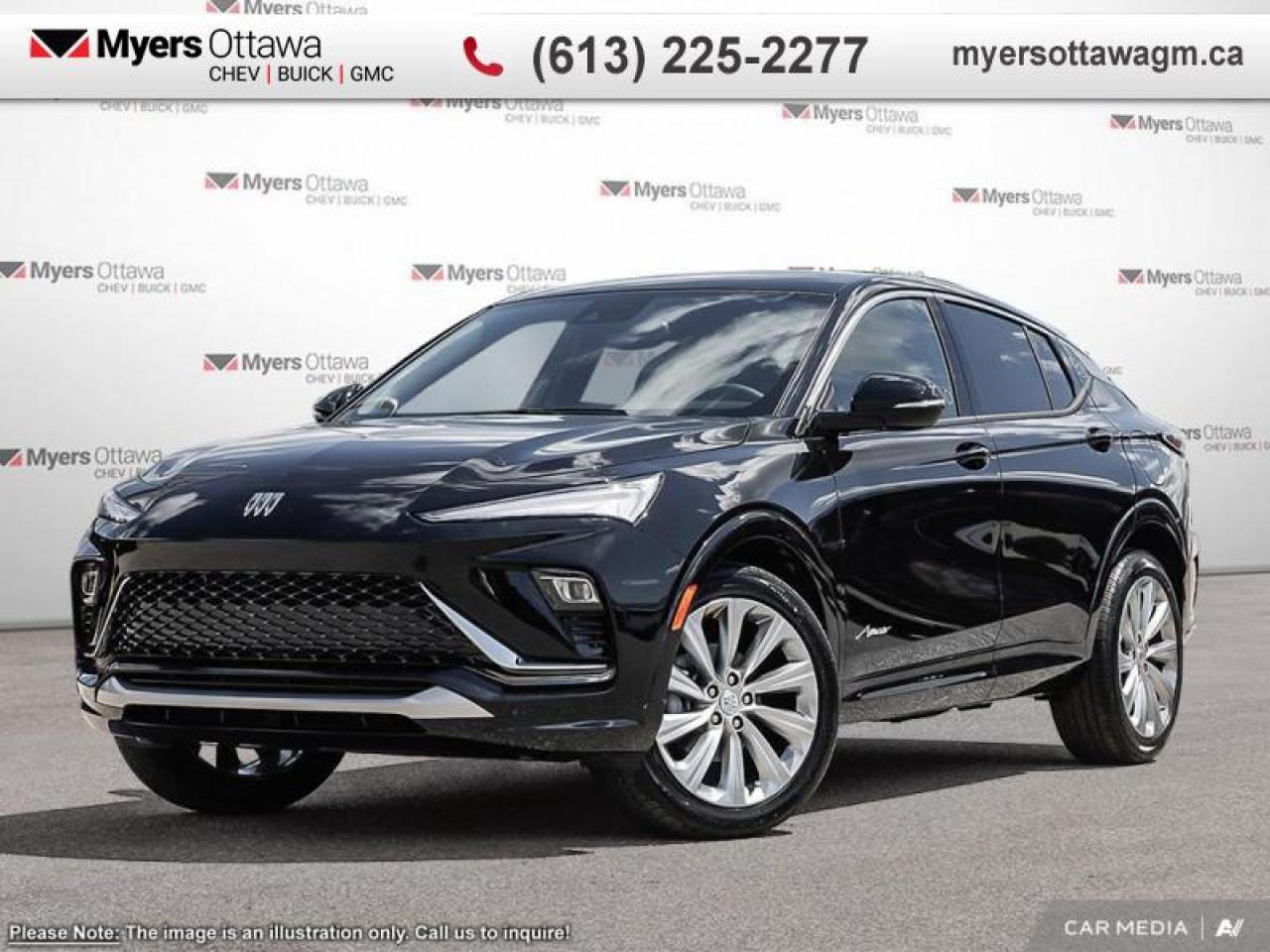 New 2025 Buick Envista Avenir  25 ENVISTA AVENIR BLACK ON BLACK for sale in Ottawa, ON