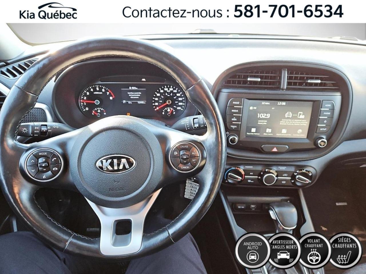 Used 2020 Kia Soul EX * CARPLAY* SIEGES CHAUFFANTS* ANGLES MORTS* for sale in Québec, QC