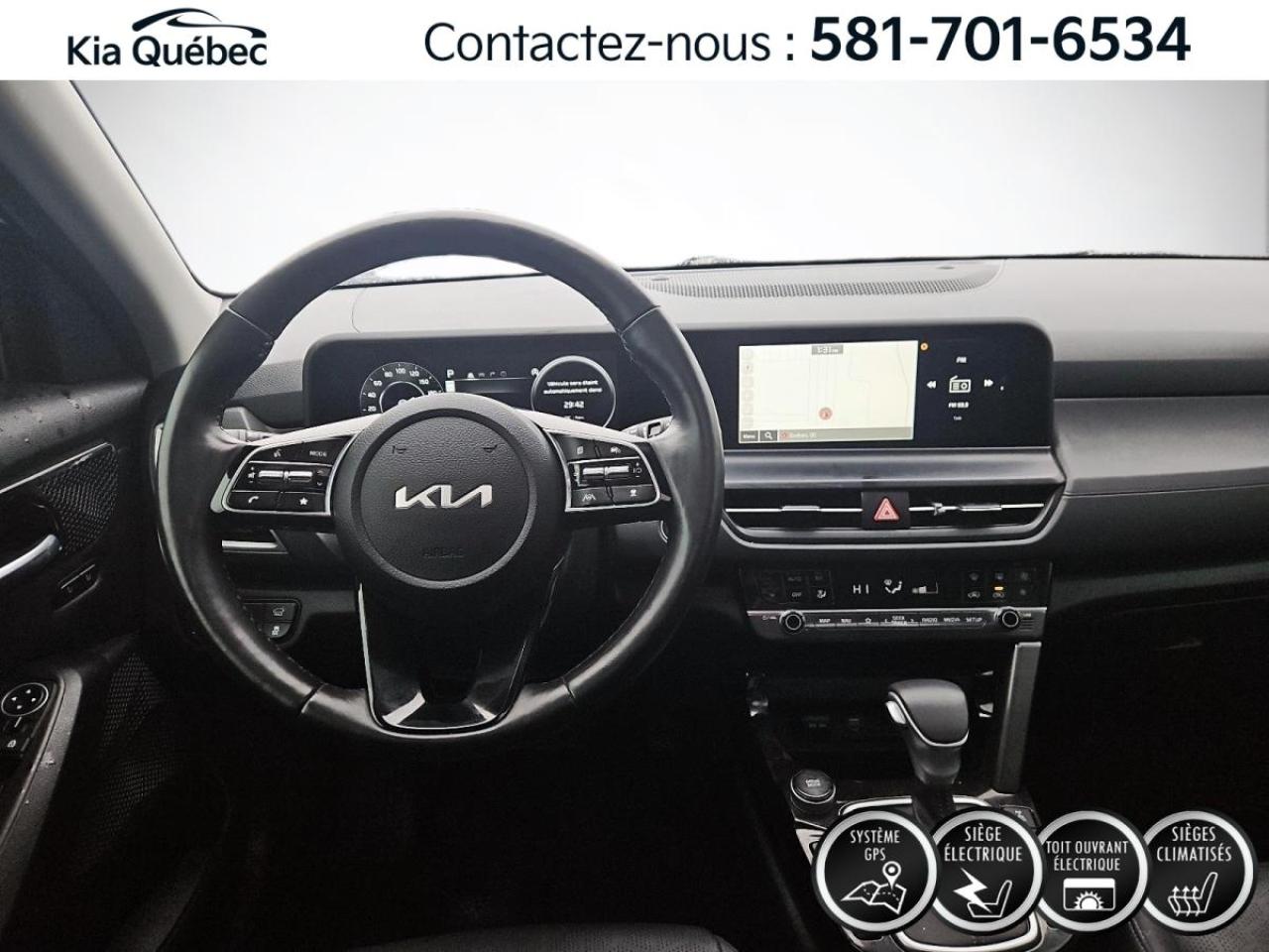 Used 2024 Kia Seltos EX PREMIUM * AWD* GPS* TOIT* SIEGES VENTILES* CUIR for sale in Québec, QC