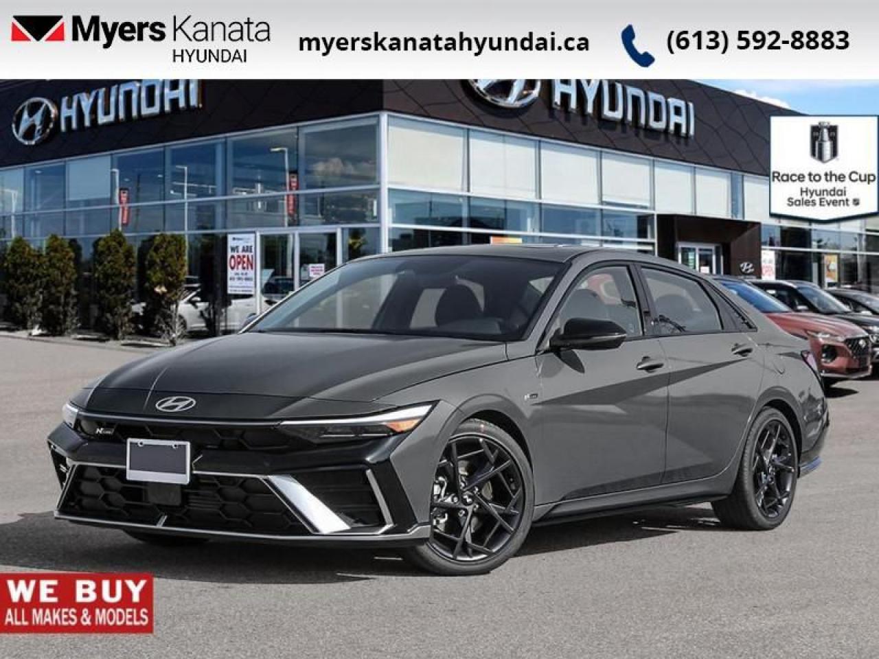 New 2025 Hyundai Elantra N Line Ultimate DCT  - Leather Seats - $121.93 /Wk for sale in Kanata, ON