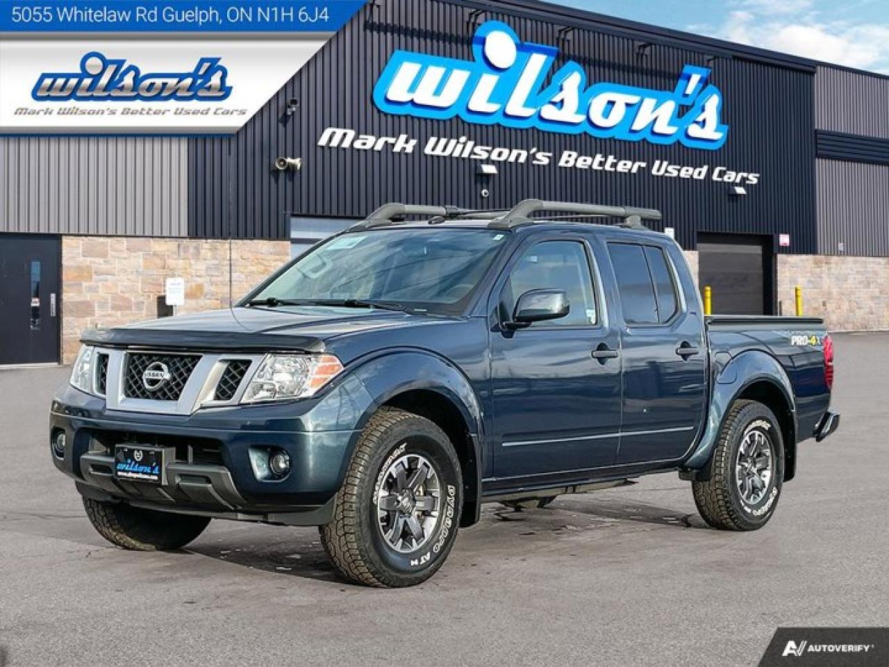 Used 2019 Nissan Frontier PRO-4X  4x4 | Leather | Sunroof | Nav | Heated Seats | Bluetooth | Rear Camera & More ! for sale in Guelph, ON