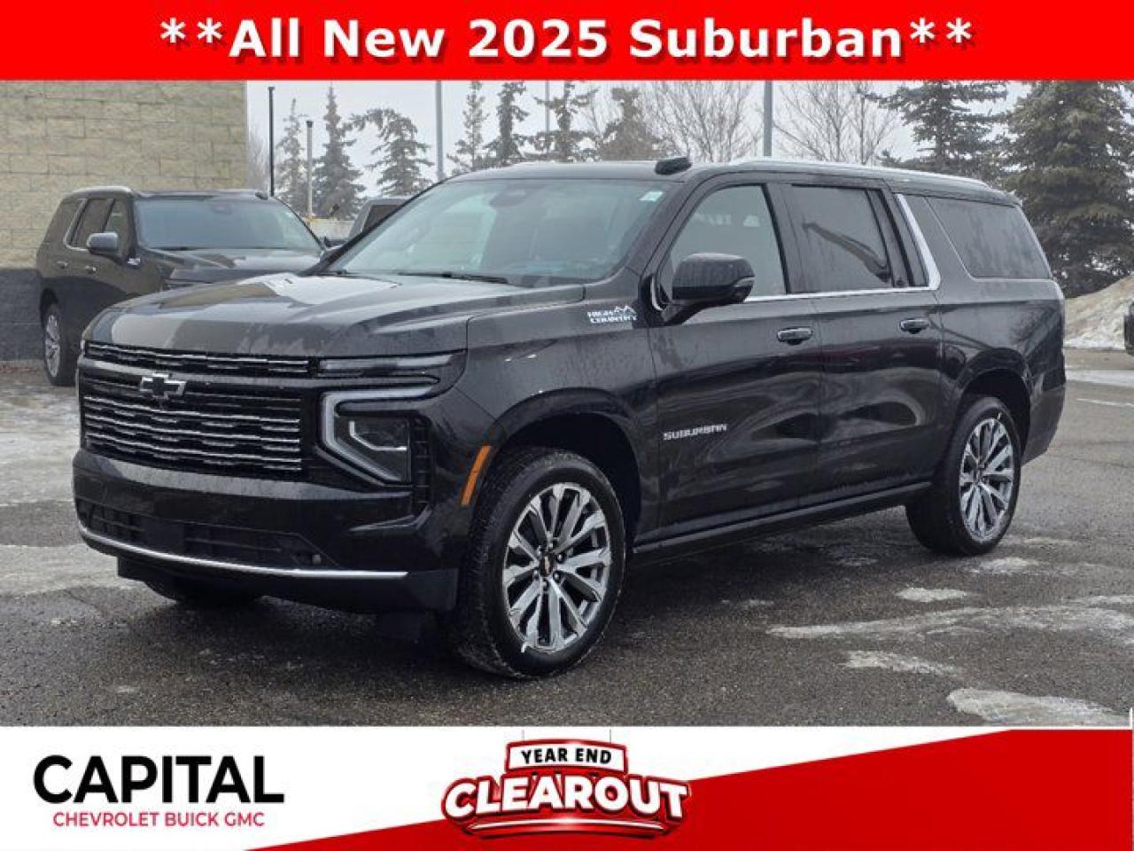 New 2025 Chevrolet Suburban High Country for sale in Calgary, AB