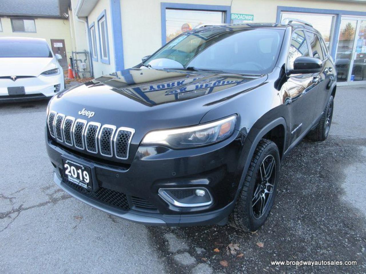 Used 2019 Jeep Cherokee LOADED LIMITED-EDITION 5 PASSENGER 2.0L - TURBO.. 4X4.. NAVIGATION.. PANORAMIC SUNROOF.. LEATHER.. HEATED/AC SEATS.. ACTIVE-DRIVE-PACKAGE.. for sale in Bradford, ON