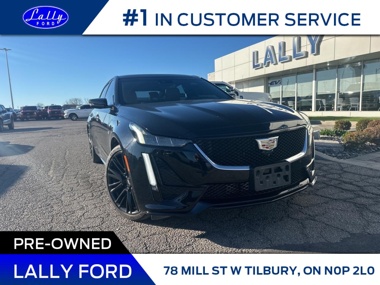 Used 2020 Cadillac CTS Sport, Roof, Nav, Leather! for sale in Tilbury, ON