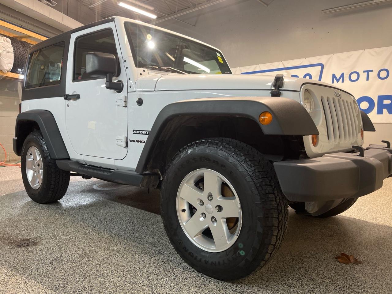 Used 2013 Jeep Wrangler Sport 4WD * 3.6L V6 *  6-Speed Manual Transmission *  Firestone Tires * Leather Wrapped Steering Wheel * Steering Wheel Controls * Cruise Control * Du for sale in Cambridge, ON