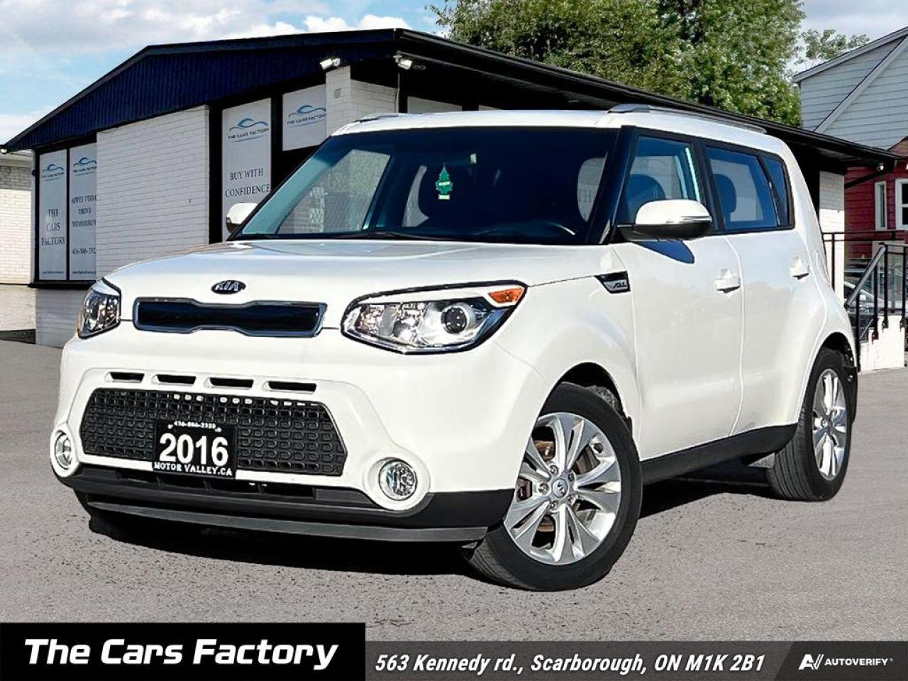 2016 Kia Soul EX 093,481KM 1-Owner No Accident!