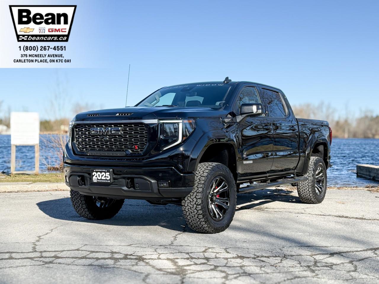 New 2025 GMC Sierra 1500 Elevation BLACK WIDOW PACKAGE - 5.3L V8 WITH REMOTE START/ENTRY, SUNROOF, HEATED SEATS, HEATED STEERING WHEEL, HITCH GUIDANCE WITH HITCH VIEW, HD SURROUND VISION, BOSE SPEAKERS for sale in Carleton Place, ON